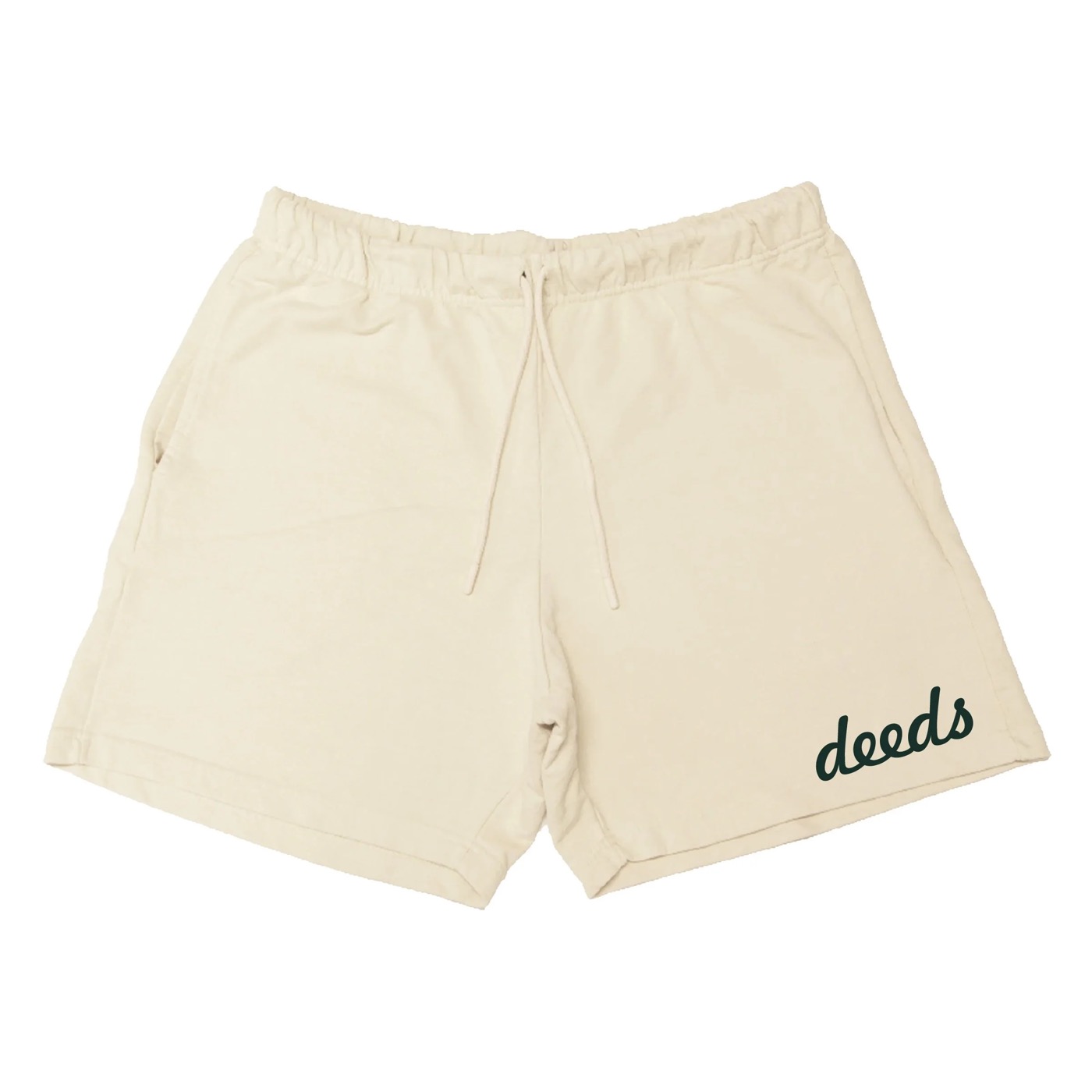 cream staple shorts