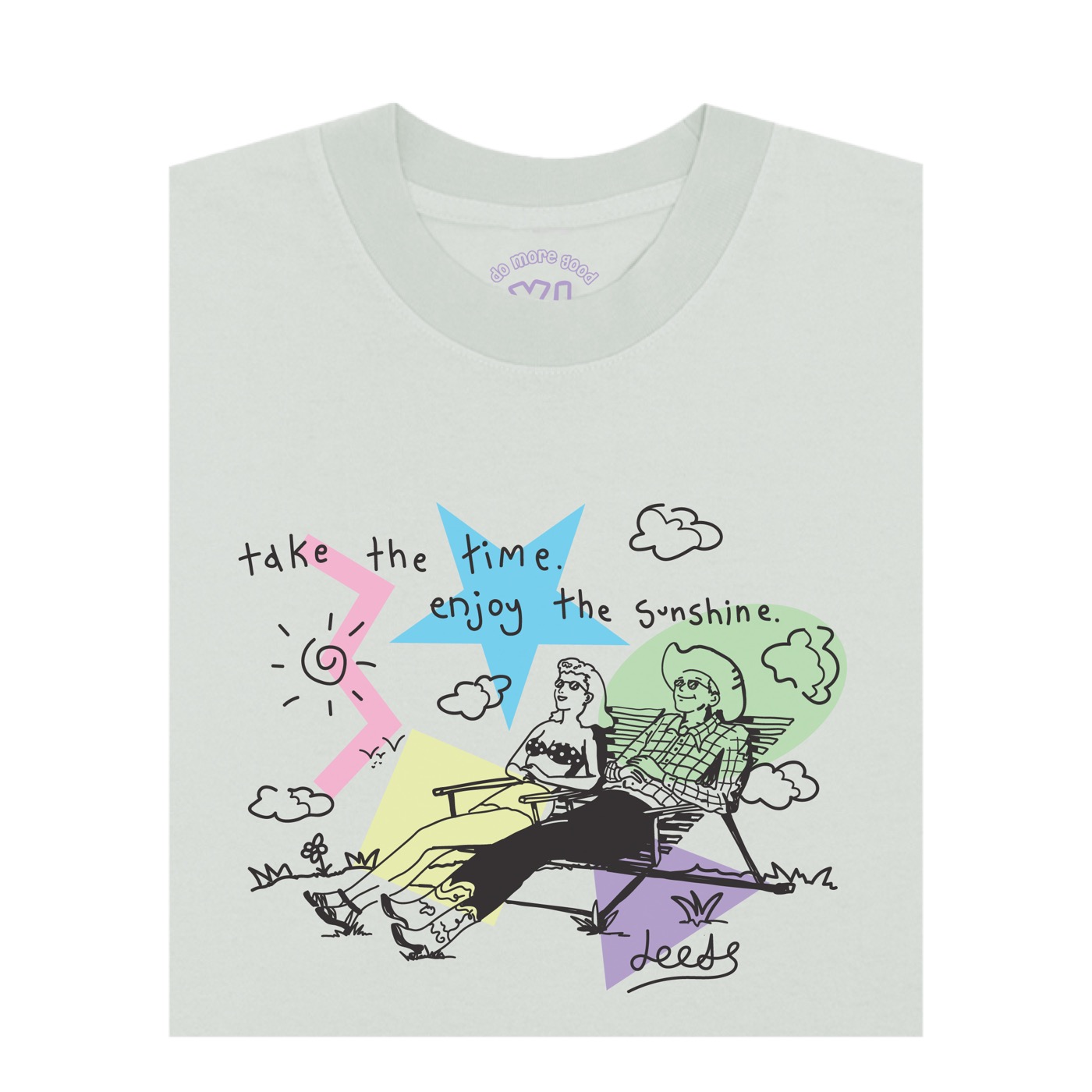 enjoy the sun - cement tee 2