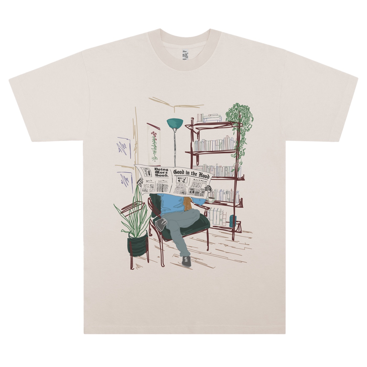 good in the hood - cream tee