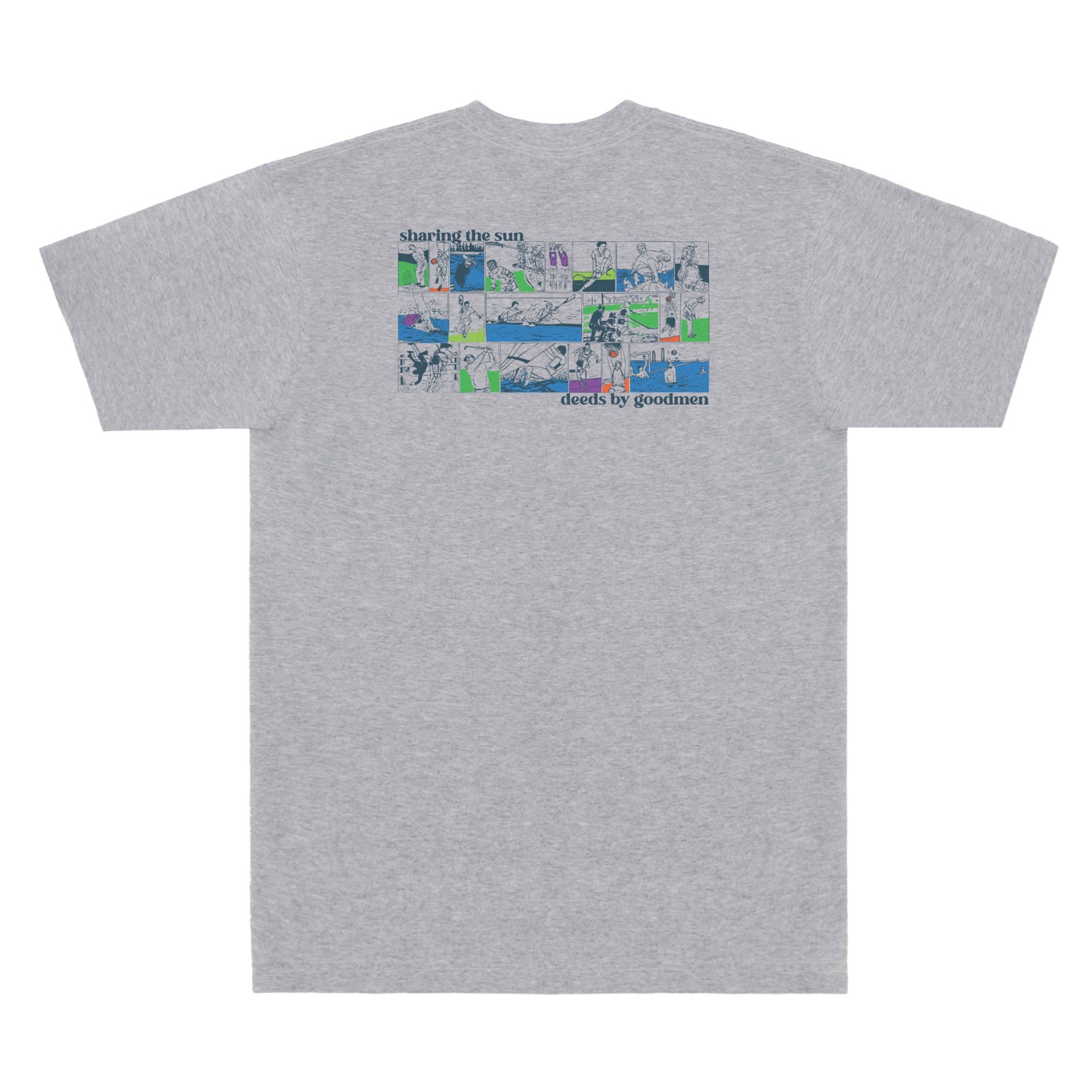 goodmen sports dept - ash grey tee