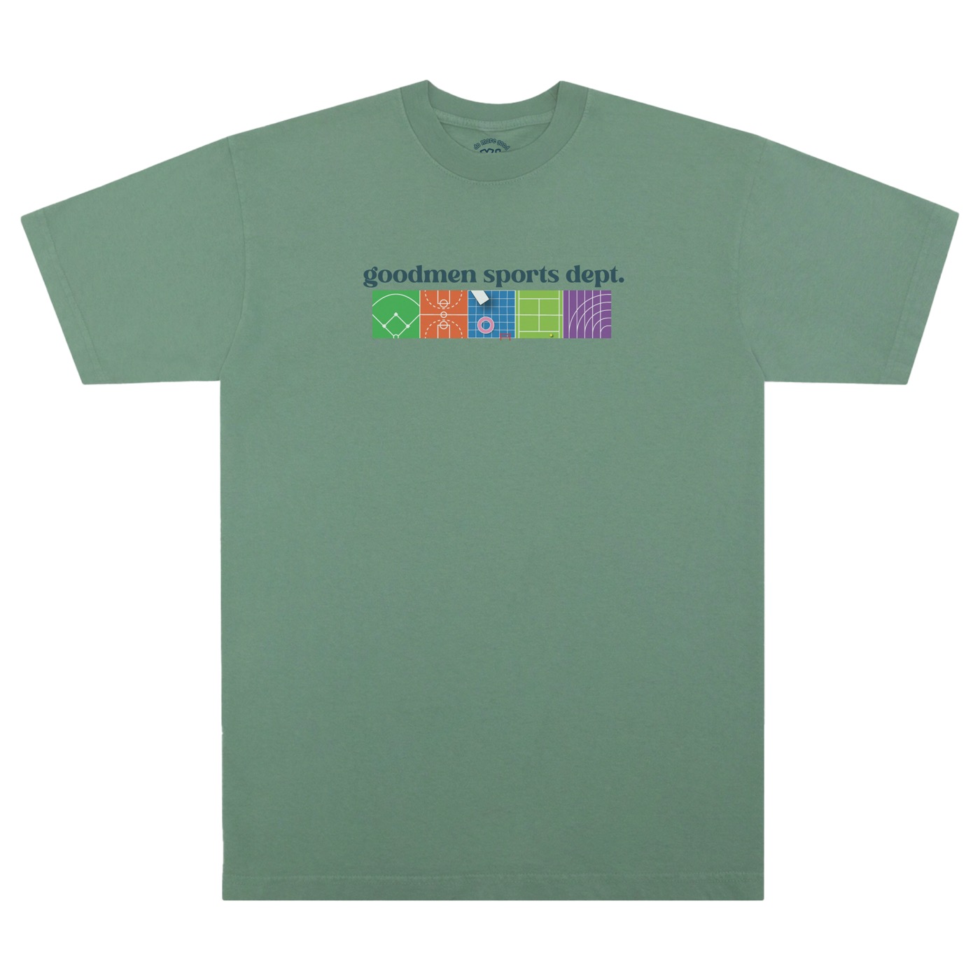 goodmen sports dept - atlantic green tee