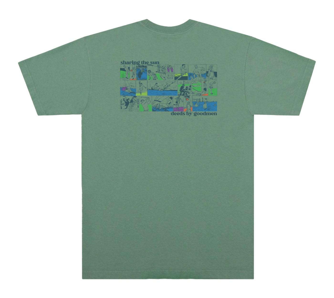goodmen sports dept - atlantic green tee 2