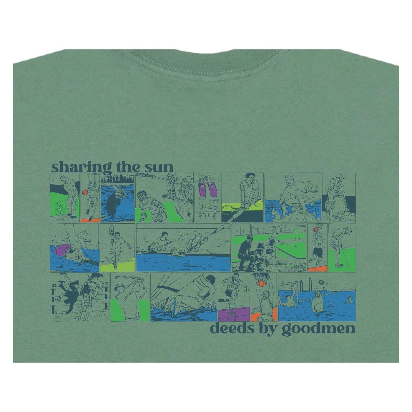 goodmen sports dept - atlantic green tee 4