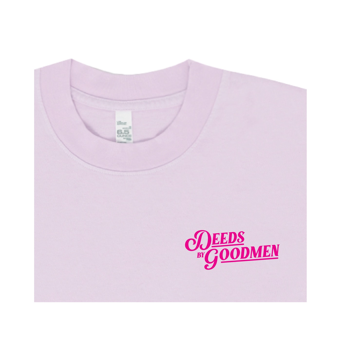 in the shop - light pink tee 2