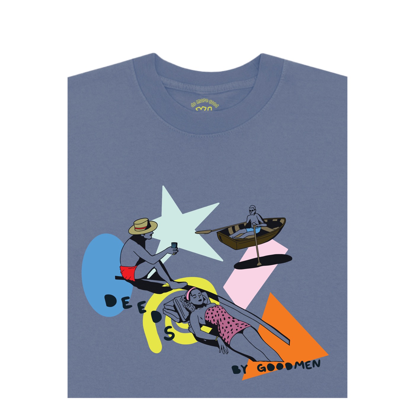 lakeside view - clear blue tee 2