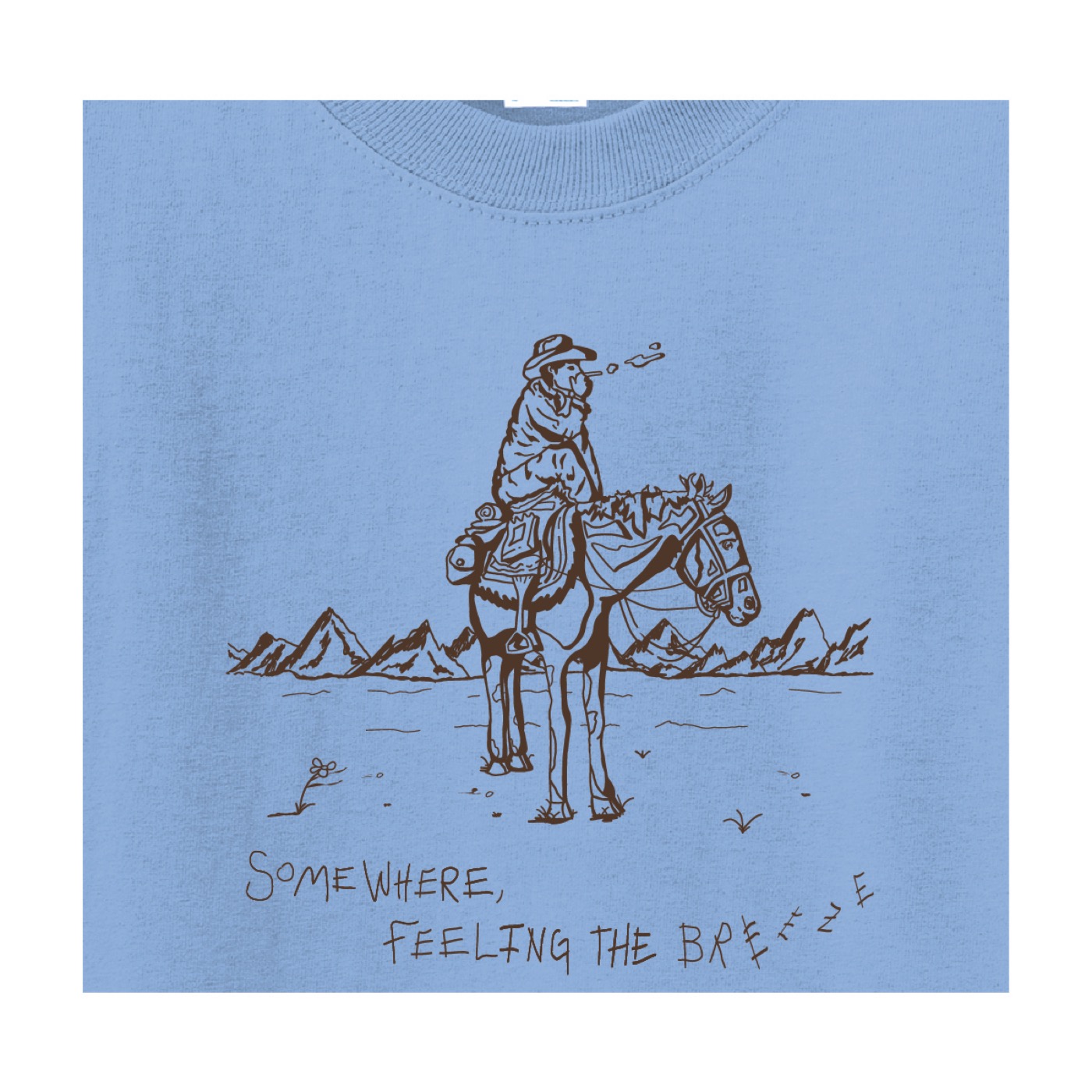 light blue feeling the breeze tee 2