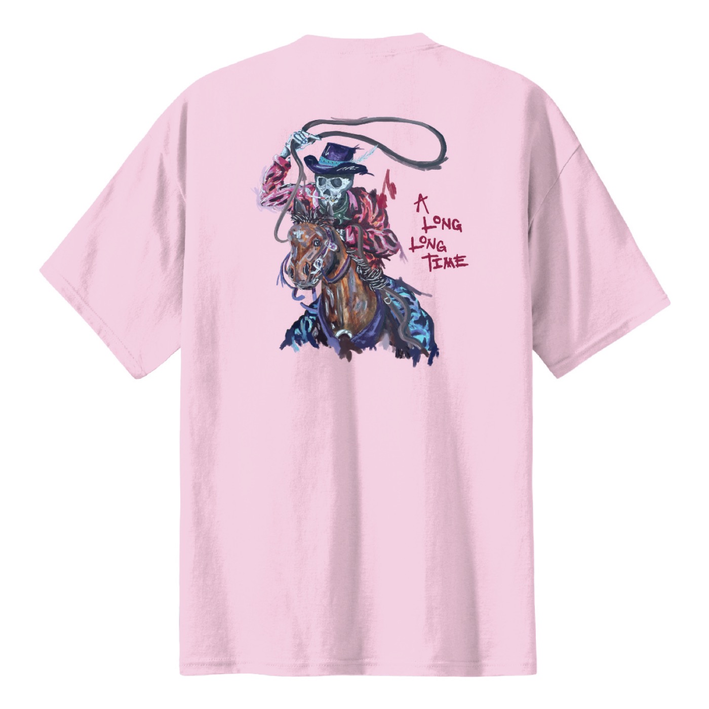 pink long long time tee