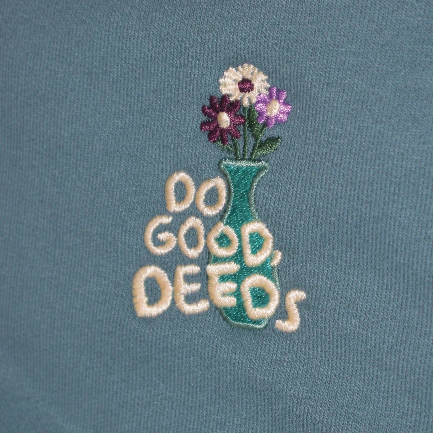small vase blue-green hoodie 2