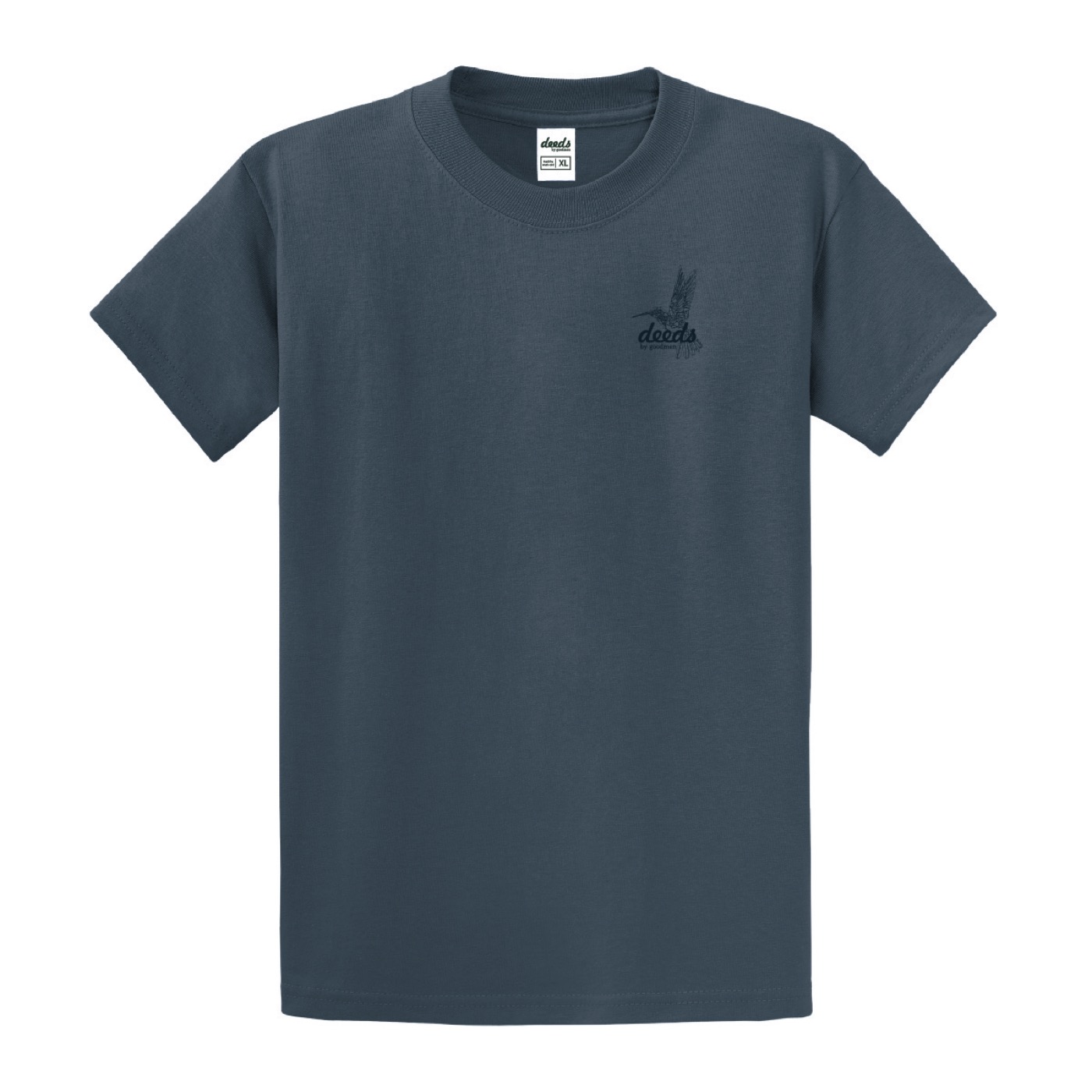 steel blue mural tee
